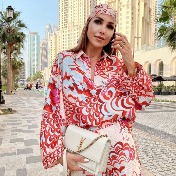 Blogger's Fav|NWT Zara Blouse With Scarf - Picture 11 of 16